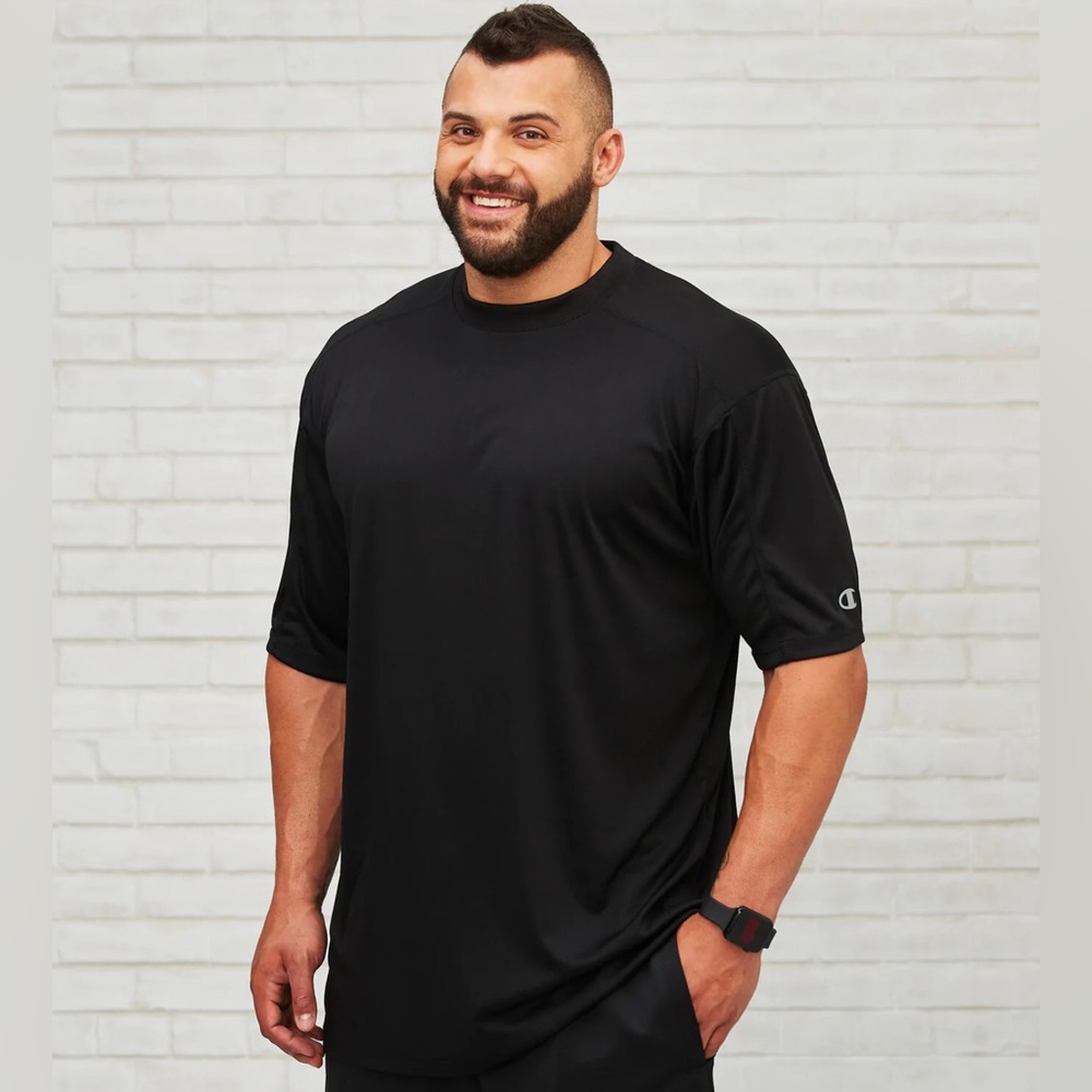 Mesh Sport Tee, Black